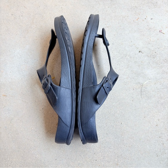 Birkenstock Gizeh EVA Women Size EU 40 US 9/9.5 Black Thong Slip On Sandals - Picture 3 of 7